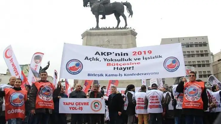 AKP'nin 2019 bütçesini protesto ettik