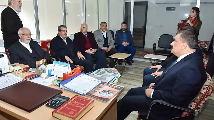 Başkan Gürkan, Niyaz-İ Mısri Kültür Vakfı Yönetimi İle İstişarede Bulundu