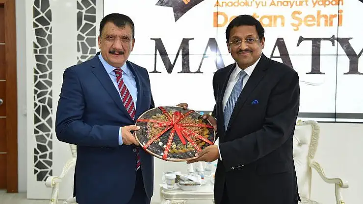 Hindistan Büyükelçisinden Başkan Gürkan'a ziyaret