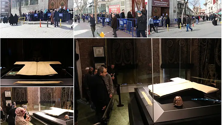 Hırka-ı Şerife yoğun ilgi: Bir milyonu aşkın kişi ziyaret ediyor
