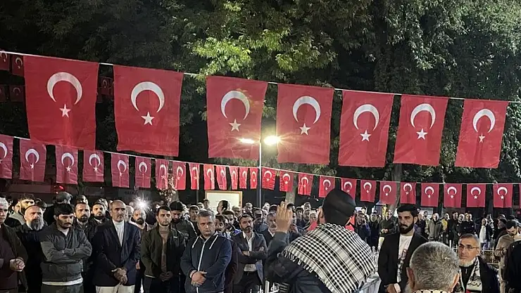 İsrail'in Gazze'ye saldırıları Gaziantep ve çevre illerde protesto edildi