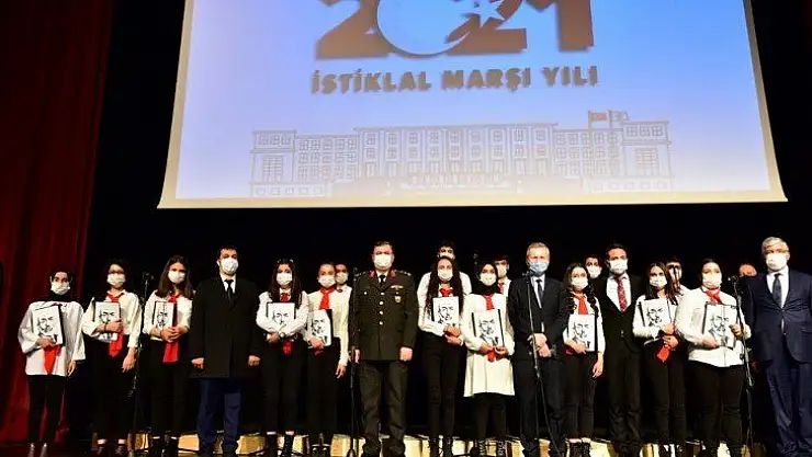 İstiklal Marşının Kabulünün 100. Yıl Dönümü ve Mehmet Akif Ersoy'u Anma Töreni Düzenlendi