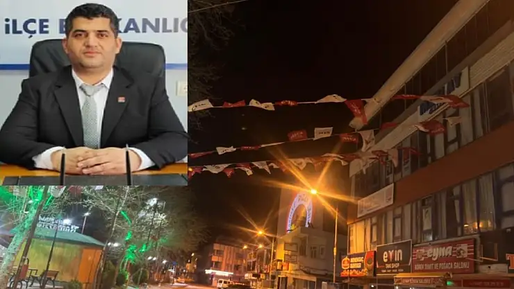 Kahta'da bayrak krizi: Partililer ağaca çıktı