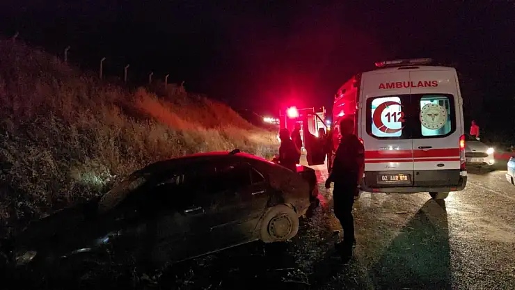 Kahta'da feci kaza: 1 ölü, 6 yaralı