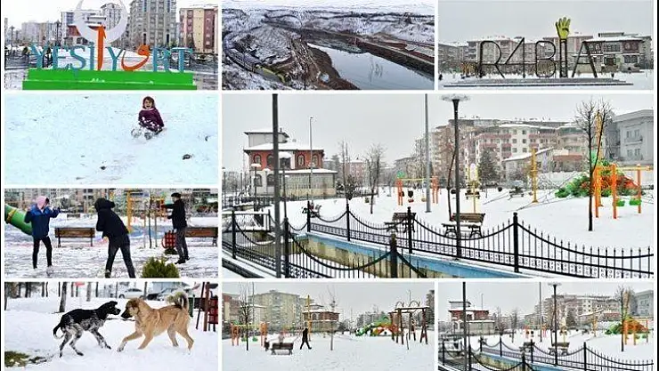 Kar Yağışı, Yeşilyurt'un Doğal Ve Tabiat Zenginliklerini Ön Plana Çıkardı