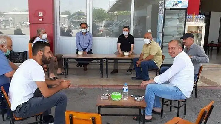 Kiraz, yeni köy garajında incelemelerde bulundu