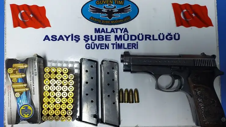 Malatya Asayiş Şube Müdürlüğüne bağlı ekiplerce yapılan çalışmalar