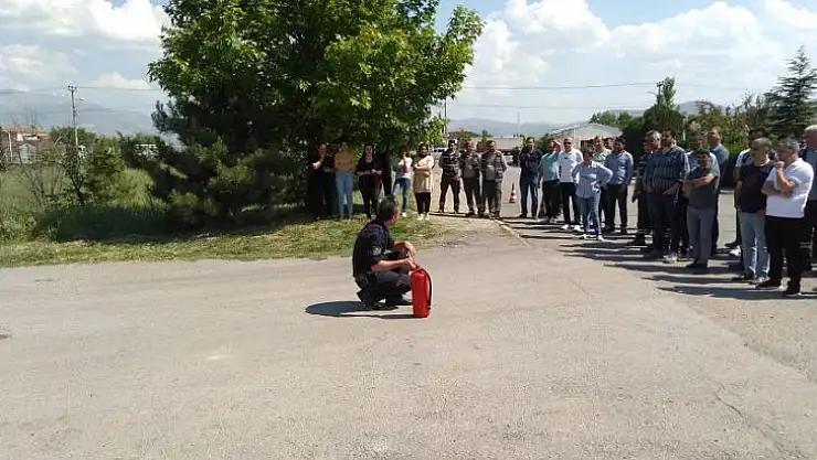 Malatya Büyükşehir Belediyesi İtfaiye Dairesi Eğitimlerine devam ediyor