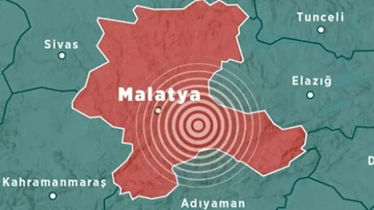 Malatya'da 4,4 Şiddetinde deprem