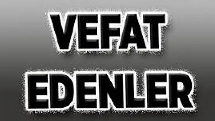 Malatya'da Bugün 15 kişi vefat etti