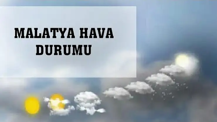 Malatya'da Bugün Hava Durumu
