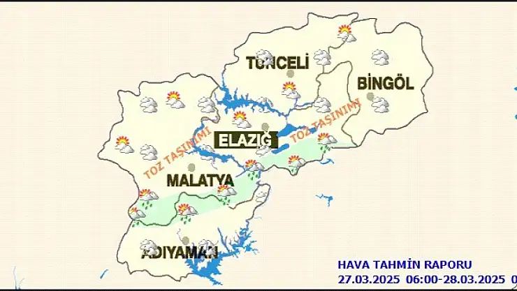 Malatya'da Bugün Hava Durumu