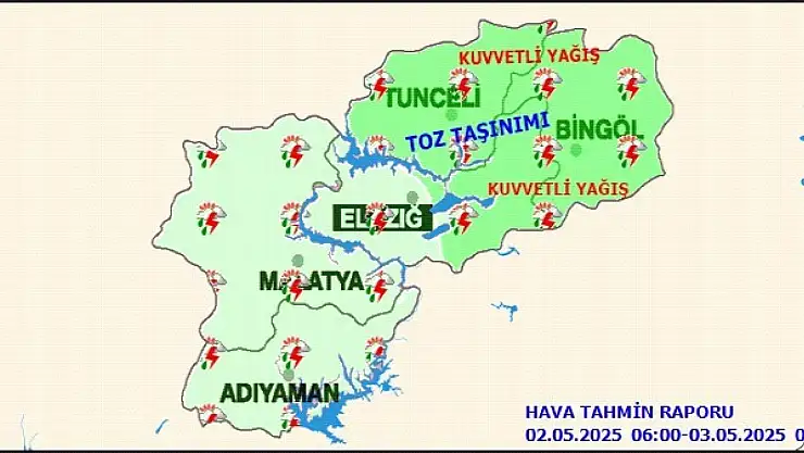 Malatya'da Bugün Hava Durumu