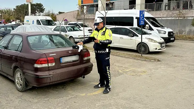 Malatya'da Engelli Park Yerlerine Sıkı Denetim