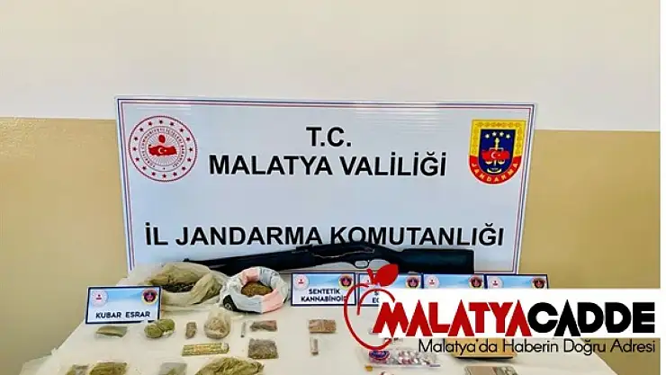 Malatya'da kaçakçılık ve uyuşturucu operasyonlarında 5 zanlı tutuklandı