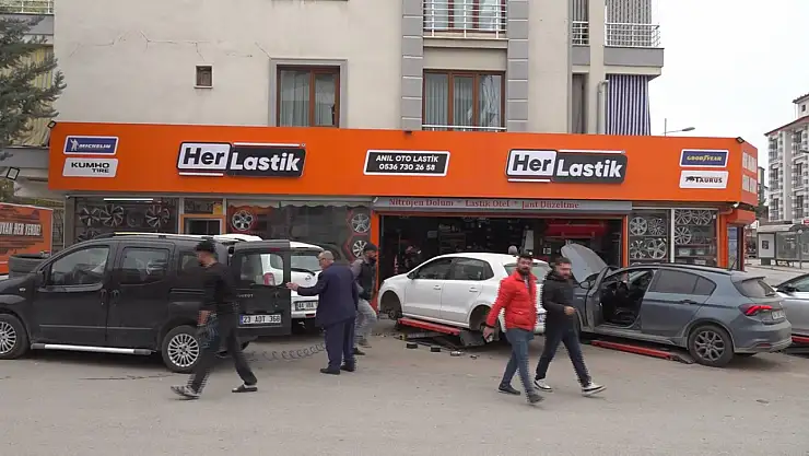 Malatya'da Kış Lastiği Yoğunluğu: Sürücülere 'Güvenlik İçin Değişim Şart' Uyarısı