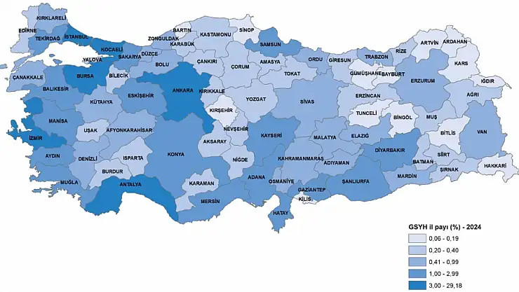 Malatya'da Kişi Başına GSYH 365 Bin 880 TL Oldu