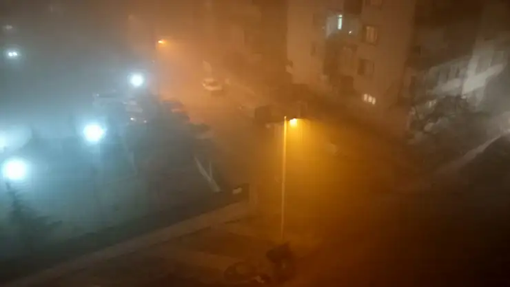 Malatya'da sis etkili oldu