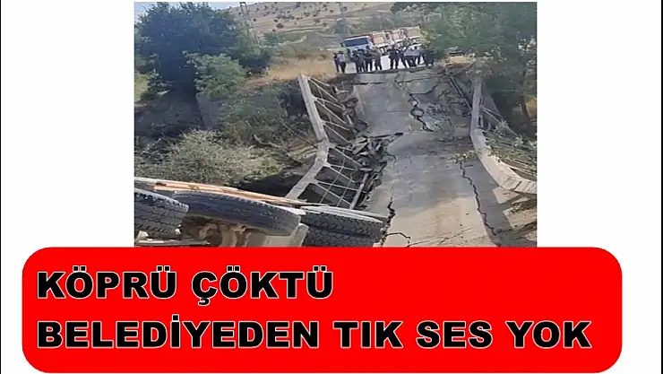 Malatya'da Sultansuyu Baraj Yolundaki Köprü Çöktü: 5 Gündür Müdahale Yok!