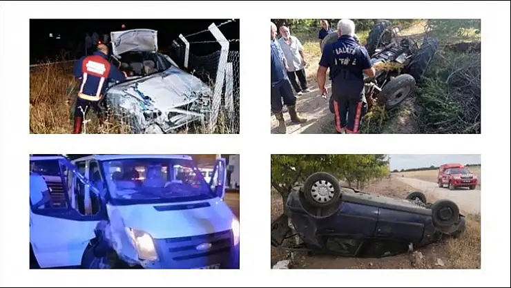 Malatya'da Trafik Kazalarında 7 kişi yaralandı