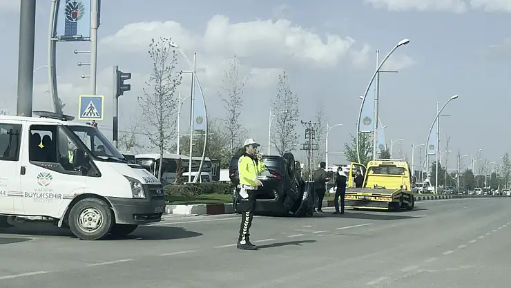 Malatya'da trafik kazası: 2 yaralı