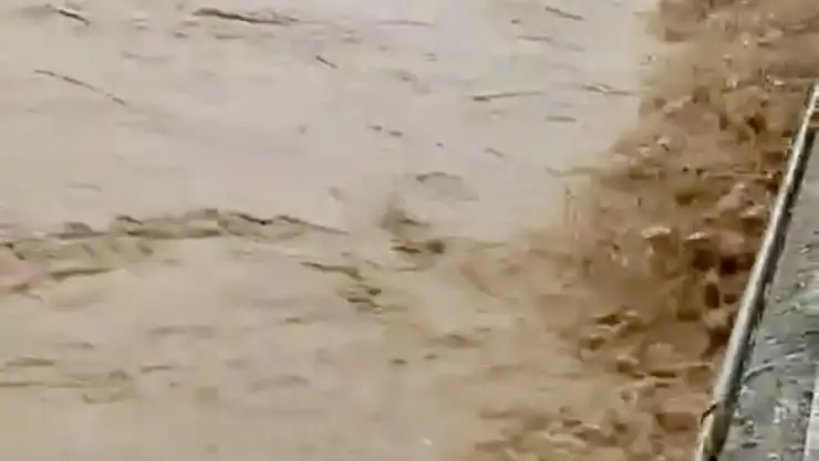 Malatya'da Yağış Dereleri Taşma Noktasına Getirdi