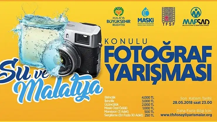 Maski'den 'Su Ve Malatya' Konulu Fotoğraf Yarışması