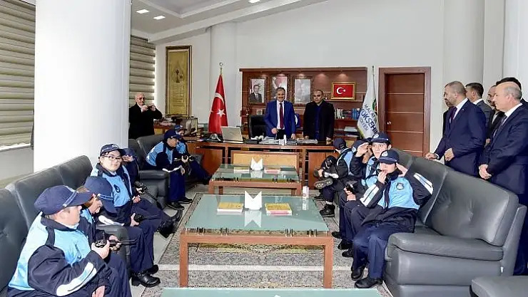 Downsendromlu çocuklar zabıta oldu