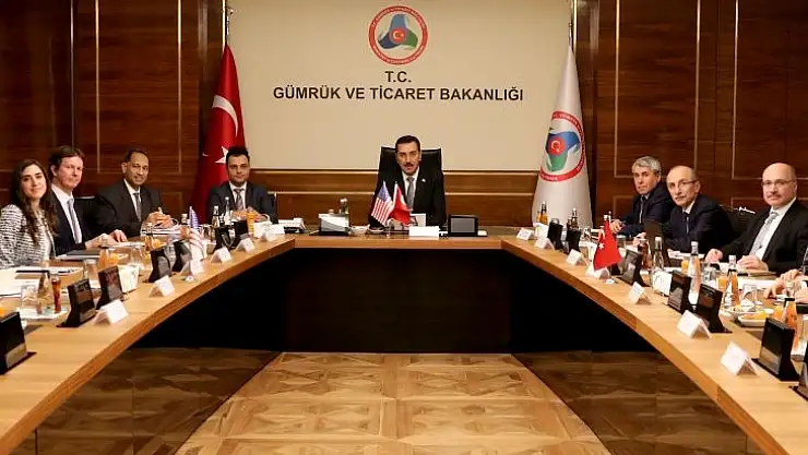 Bakan Tüfenkci, Abd Ticaret Odası Bşk Yardımcısı Choksy'i Kabul Etti