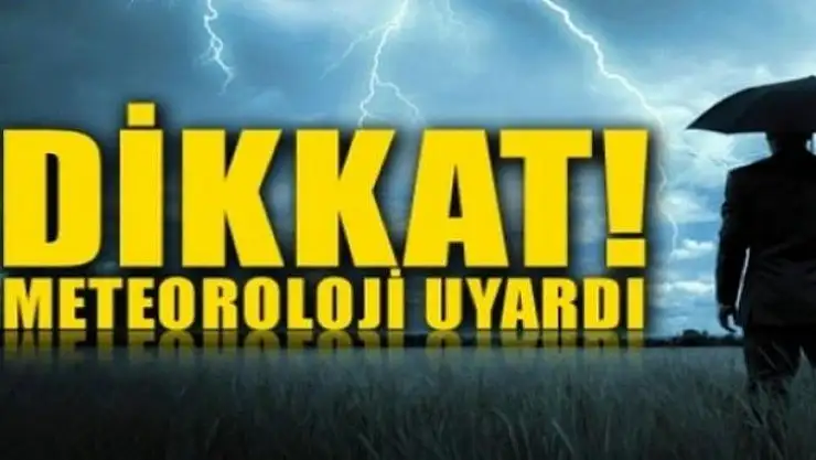 Meteoroloji Elazığ'ı Uyardı