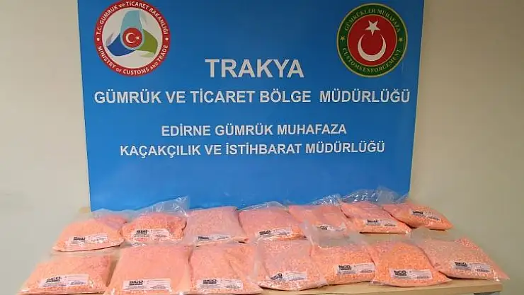 Gümrük Muhafaza Kapıkule'den Ecstasy Geçirmiyor