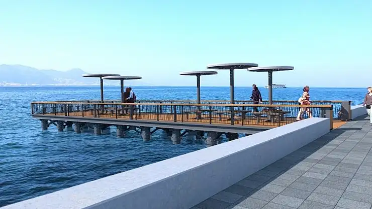 Karşıyaka'ya 6 ahşap iskele geliyor