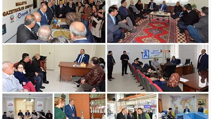 Vali Kaban, Cemiyet ve Derneklere İade-İ Ziyaretlerde Bulundu