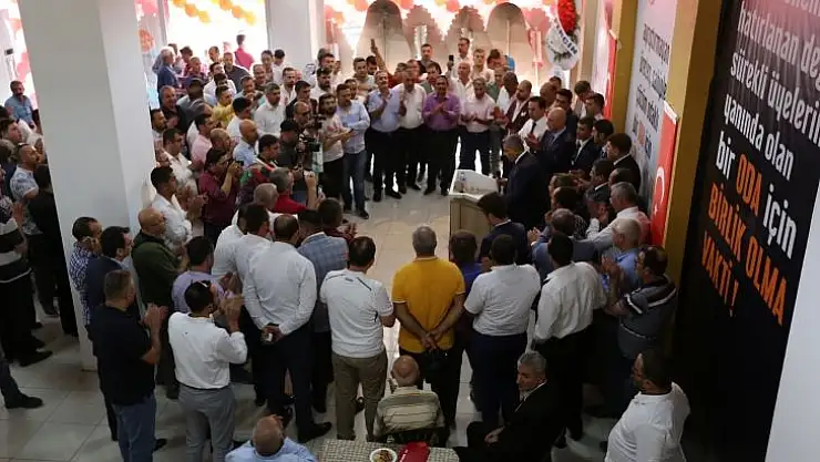 MTSO Adayı Sadıkoğlu Seçim Ofisini Açtı