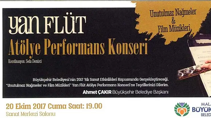 Yan Flüt Atölye Performans Konseri