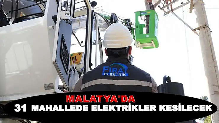 Malatya'nın 5 İlçesinde Elektrik Kesintisi