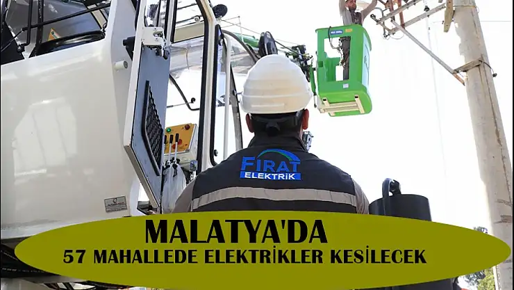 Malatya'nın Beş İlçesinde Elektrik Kesintisi Uyarısı