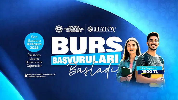 Malatya Turgut Özal Üniversitesi Geliştirme Vakfı Burs Başvuruları Başladı