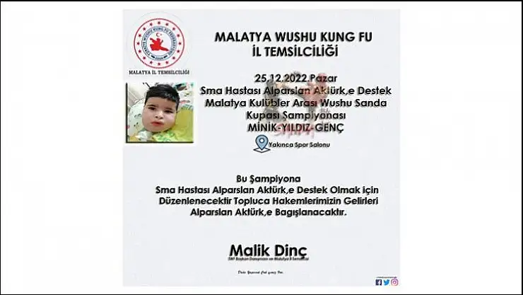 Malatya Wushu Kung Fu İl Temsilciliğinden Anlamlı Kupa Şampiyonası
