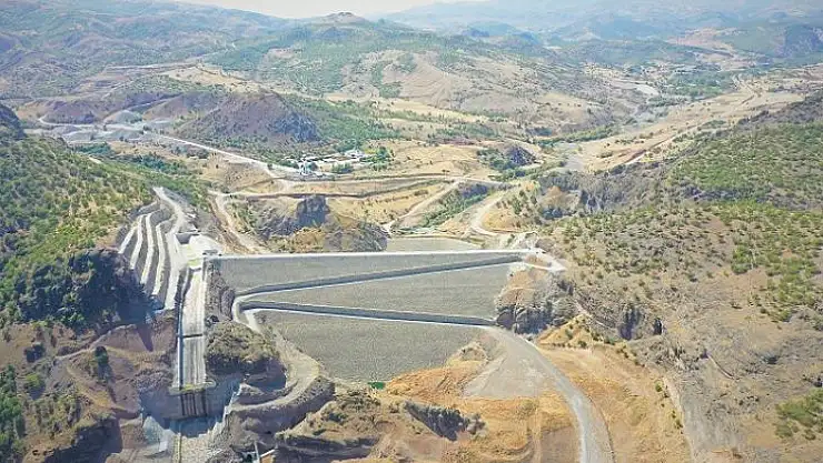 Malatya Yoncalı Barajı inşaatı tamamlanarak su tutmaya hazır hale getirildi