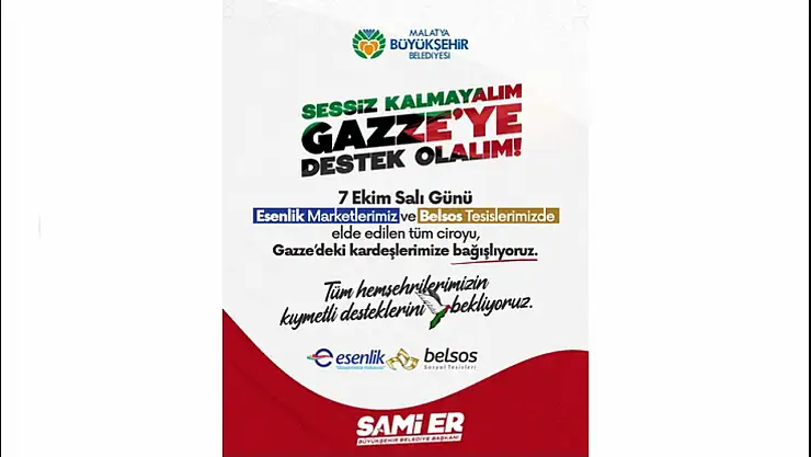 Malatyalılardan Gazze'ye 11 Milyon 965 Bin TL'lik Dayanışma Desteği