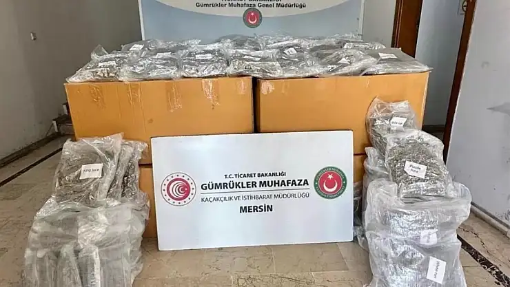 Mersin Limanı'nda esrar ele geçirildi