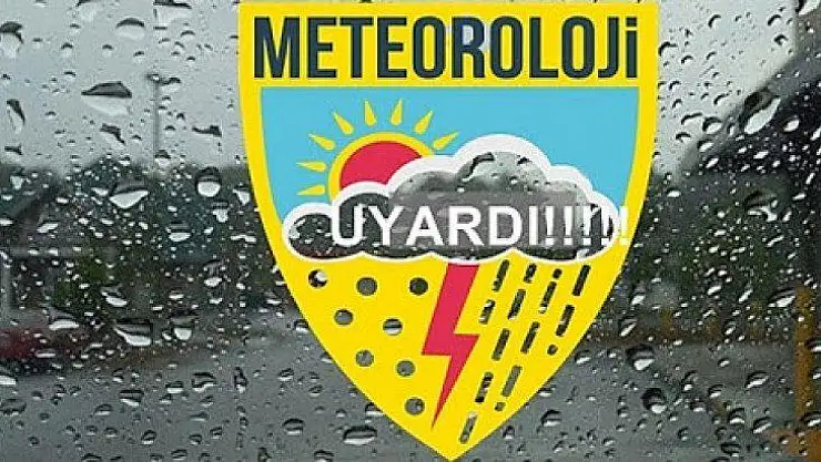 Meteoroloji'den Bingöl ve Tunceli İllerine Uyarı