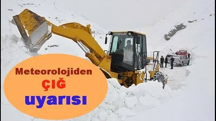 Meteorolojiden Tunceli ve Bingöl'e Çığ Uyarısı
