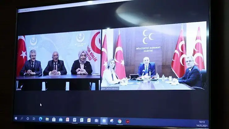 MHP Heyeti Video Konferans yolu ile bayramlaştı