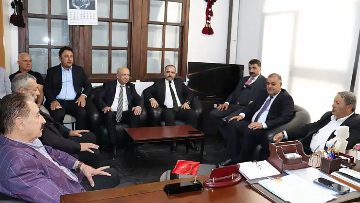 MHP Heyetinden MESOB Başkanı Keskin'e ziyaret