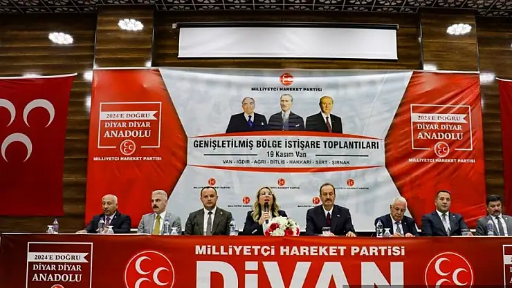 MHP'nin Genişletilmiş Bölge İstişare Toplantısı Van'da yapıldı