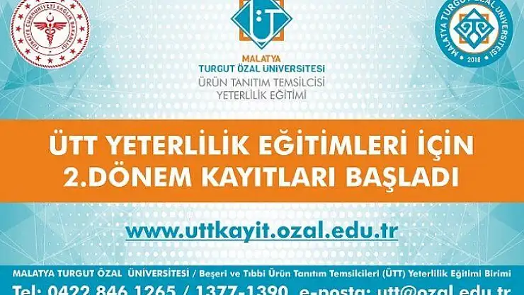 MTÜ'de ÜTT Yeterlilik Eğitimleri için 2. dönem başlıyor