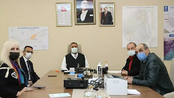 Palandöken Belediye Başkanı Sunar'a Ziyaret