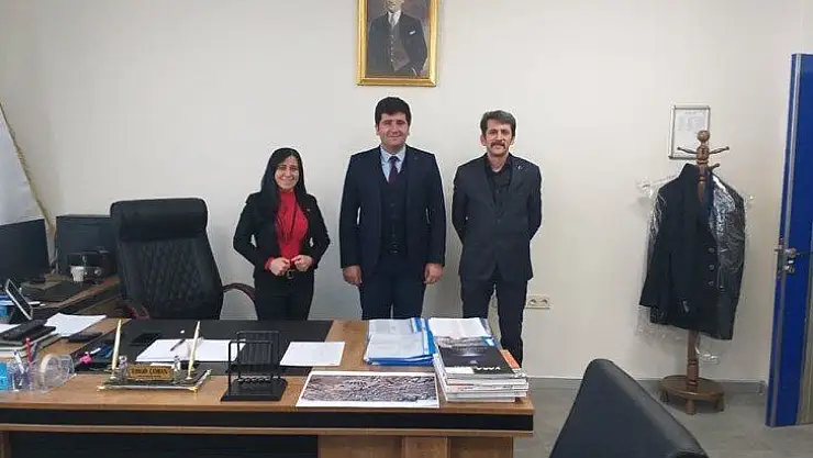 Park ve Bahçeler Müdürlüğüne atanan Çoban'a ziyaret